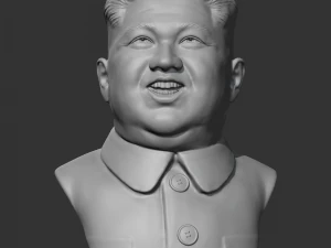 金正恩3Dプリントモデル 3Dプリントモデル