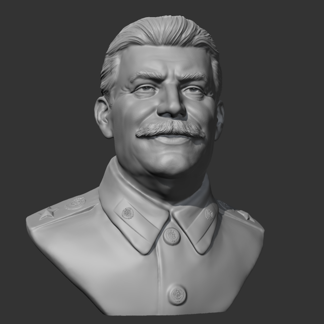 joseph stalin 3d print model Modello di stampa 3D .c4d .max .obj .3ds .fbx .stl .blend 
