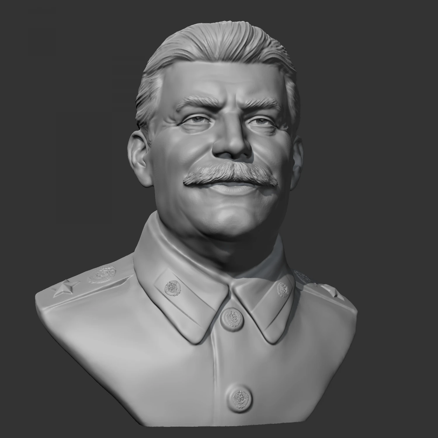 joseph stalin 3d print model 3D Print Model .c4d .max .obj .3ds .fbx .stl .blend 