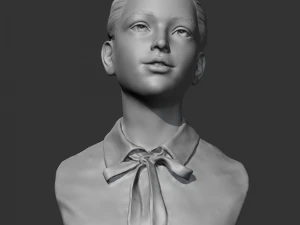 HD девушка бюст 3D модель для печати 3D Принт Модель