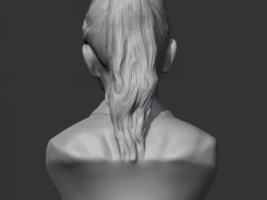 hd girl bust a 3d print model 3D Print Model