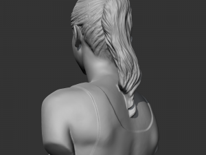 hd girl bust b 3d print model Modèles 3D en vedette