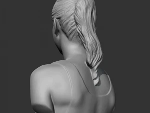 hd girl bust b 3d print model 3D Print Model