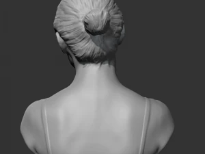 hd girl bust d 3d print model 3D Print Model