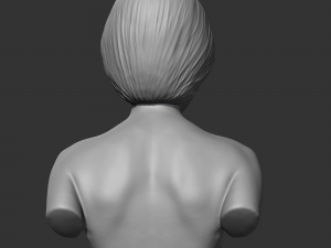 hd girl bust g 3d print model Modèles 3D en vedette