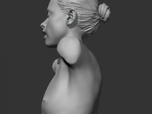 hd girl bust h 3d print model 3D Print Model