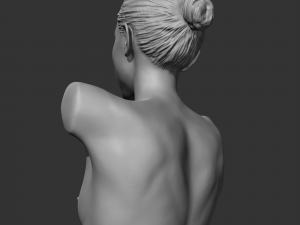 hd girl bust h 3d print model 3D Print Model