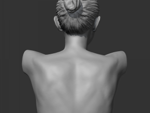 hd girl bust h 3d print model 3D Print Model