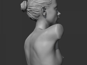 hd girl bust h 3d print model 3D Print Model