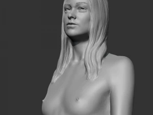 Hd girl bust k 3d print model 3D Print Model