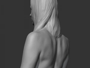 Hd girl bust k 3d print model 3D Print Model
