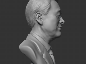 Kim young-sam 3d print model Modelo de Impressão 3D