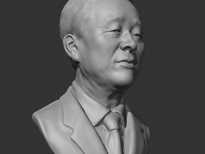 Kim young-sam 3d print model Modelo de Impressão 3D