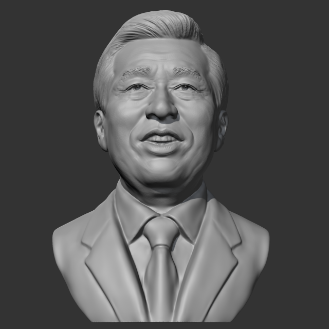 kim dae-jung 3d print model 3D-Druckmodell .c4d .max .obj .3ds .fbx .stl .blend 