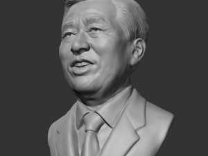 kim dae-jung 3d print model 3D-Druckmodell