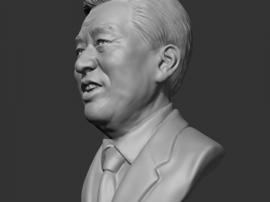 kim dae-jung 3d print model 3D-Druckmodell