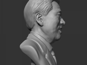 kim dae-jung 3d print model 3D-Druckmodell