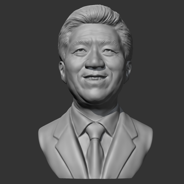 roh moo-hyun 3d print model 3D Принт Модель .c4d .max .obj .3ds .fbx .stl .blend 