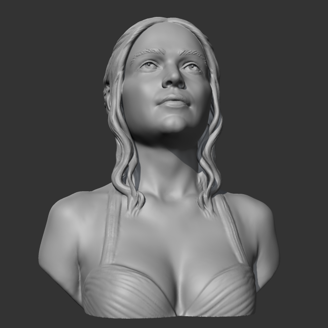 daenerys targaryen 3d print model Model do druku 3D .c4d .max .obj .3ds .fbx .stl .blend 