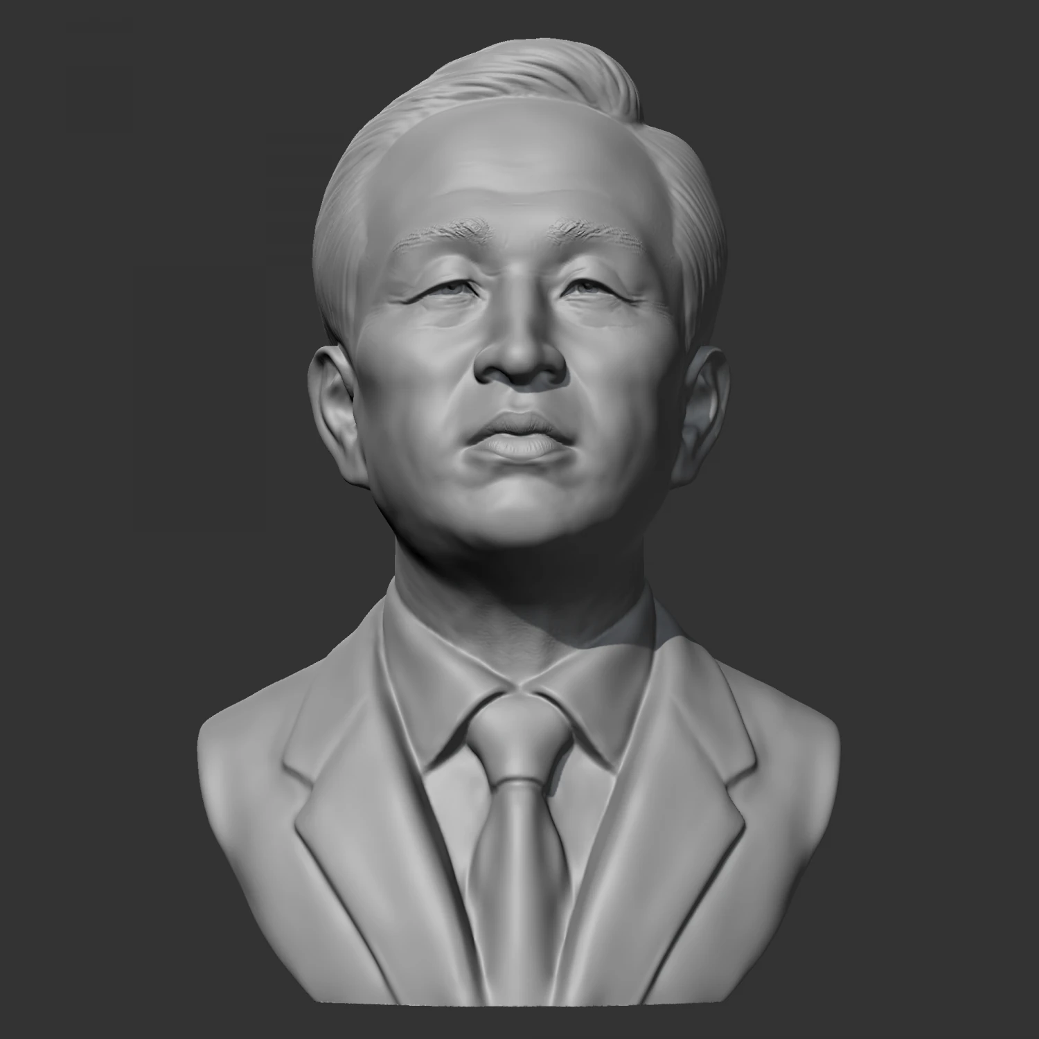 lee myung-bak 3d print model 3D Print Model .c4d .max .obj .3ds .fbx .stl .blend 