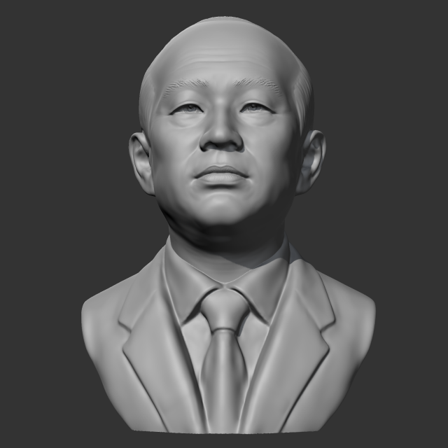 chun doo-hwan 3d print model Model do druku 3D .c4d .max .obj .3ds .fbx .stl .blend 