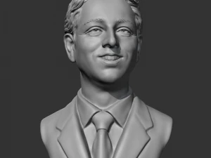 Modello di stampa 3D di Sergey Brin Modello di stampa 3D