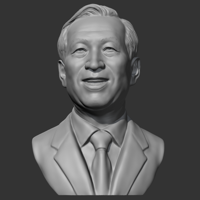 chung ju-yung 3d print model 3D 打印模型 .c4d .max .obj .3ds .fbx .stl .blend 
