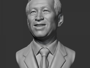 chung ju-yung 3d print model 3D 打印模型