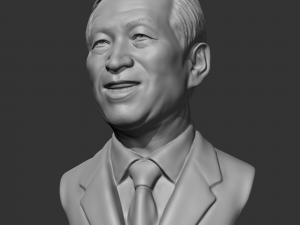 chung ju-yung 3d print model 3D 打印模型