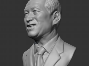 chung ju-yung 3d print model 3D 打印模型