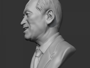 chung ju-yung 3d print model 3D 打印模型