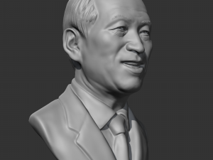 chung ju-yung 3d print model 3D 打印模型