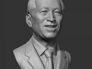 chung ju-yung 3d print model 3D 打印模型