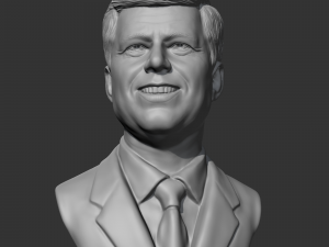 john f kennedy 3d print model 3D प्रिंट मॉडल
