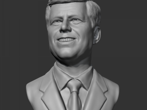 john f kennedy 3d print model 3D प्रिंट मॉडल