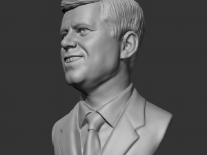 john f kennedy 3d print model 3D प्रिंट मॉडल