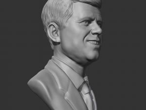 john f kennedy 3d print model 3D प्रिंट मॉडल