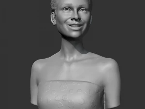 audrey hepburn 3 boyutlu baskı modeli 3D Baskı Modeli