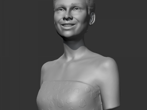 audrey hepburn 3d print model 3D Baskı Modeli