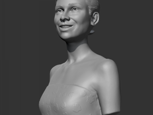 audrey hepburn 3d print model 3D Baskı Modeli