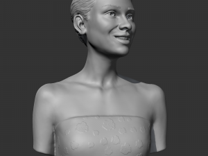audrey hepburn 3d print model 3D Baskı Modeli