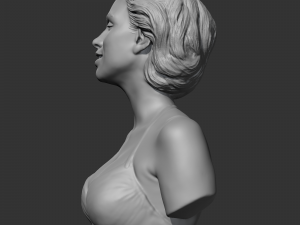 marilyn monroe 3d print model 3D Baskı Modeli