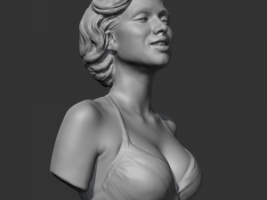 marilyn monroe 3d print model 3D Baskı Modeli