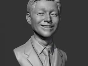 busto de vendedor modelo de impress&atilde;o 3d Modelo de Impressão 3D