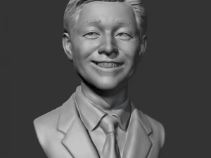 salesman bust 3d print model 3D Print Model
