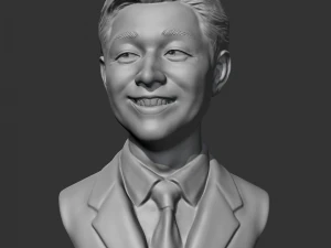 salesman bust 3d print model 3D Print Model