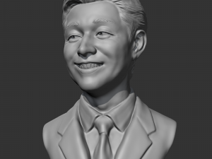 salesman bust 3d print model 3D-printmodel