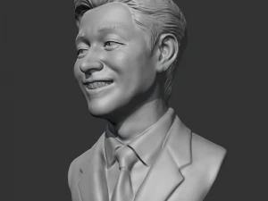 salesman bust 3d print model 3D Print Model