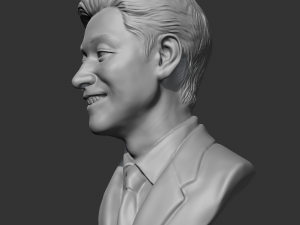 salesman bust 3d print model 3D-printmodel