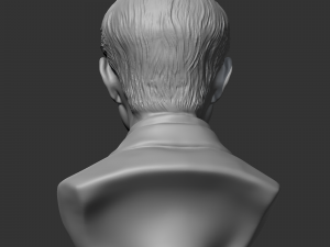 salesman bust 3d print model 3D-printmodel